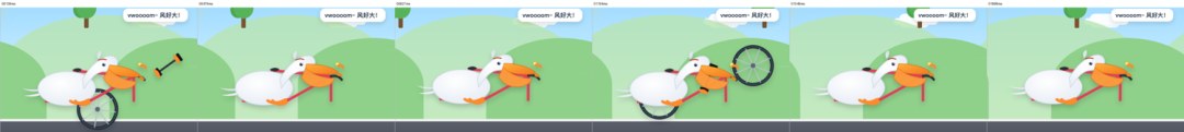 Qwen 版连续六帧（真实时间）